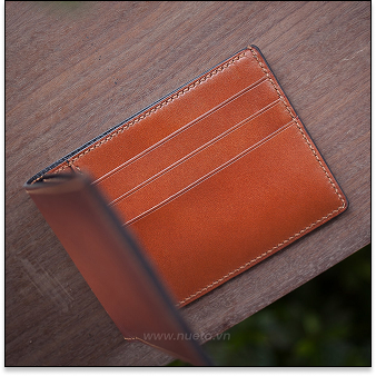 Ví ngang Klasik - Vegetable Tanned nhuộm Patina
