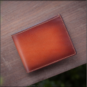 Ví ngang Klasik - Vegetable Tanned nhuộm Patina